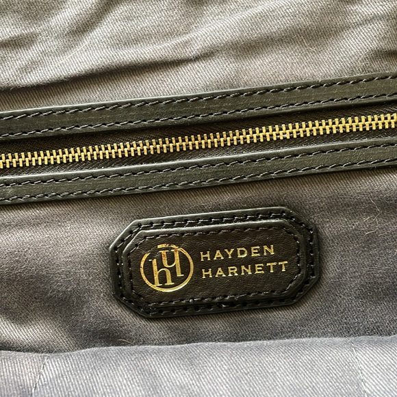 Hayden Harnett Smithy Messenger Bag Shoulder Laptop Travel Canvas Leather Office - Picture 7 of 14